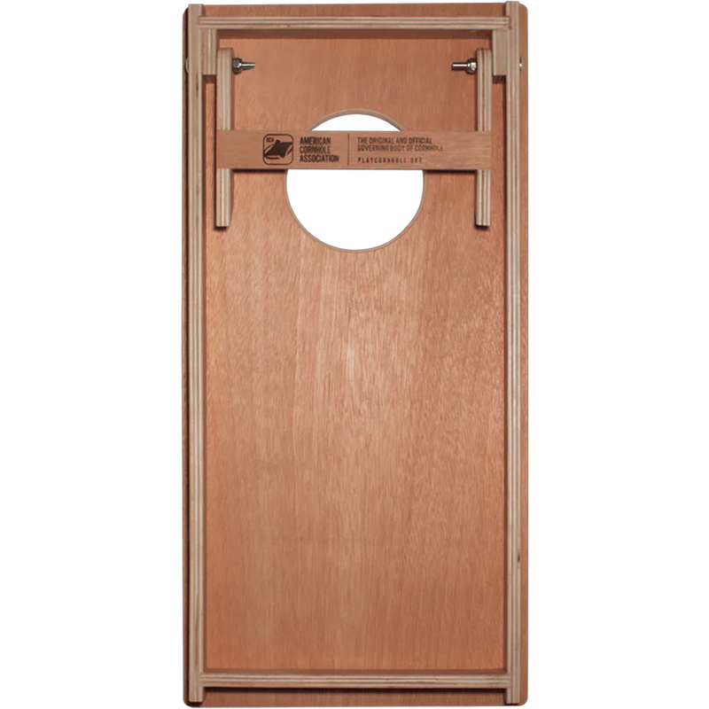 Backyard 1200 Cornhole Boards, American Cornhole Association Backyard 1200 Cornhole Boards in Classic Stripes Natural Wood Blues bottom