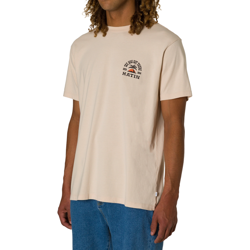 Men's Nosara Tee, Men's Nosara Tee 3/4 Front