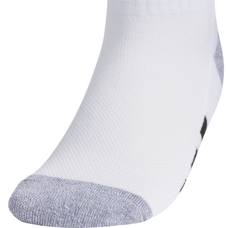 Youth Athletic Cushioned 6-Pack Quarter, Adidas Youth Athletic Cushioned 6-Pack Quarter toe