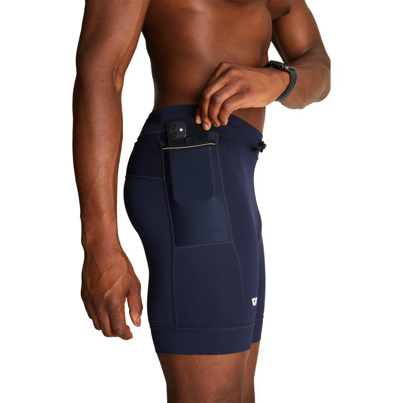 Men's Distance 6" Half Tight, Wolaco Men's Distance 6" Half Tight Large Side Pocket