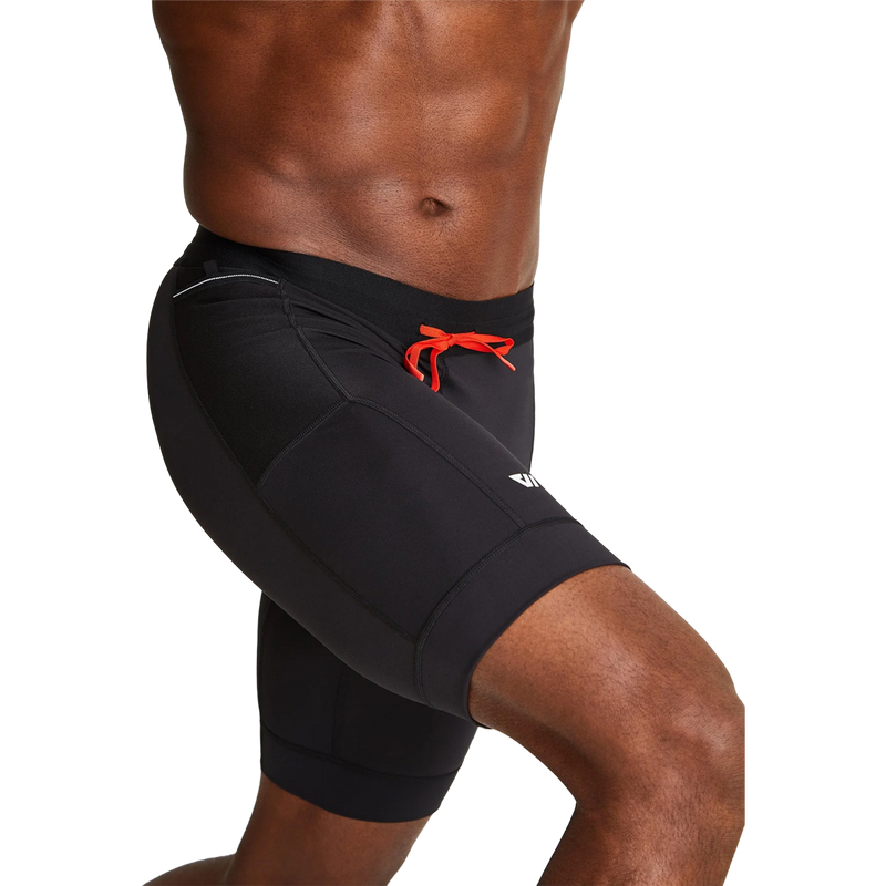 Men's Sprint Half Tight 6", Wolaco Sprint Half Tight 6" in Black with seam detail
