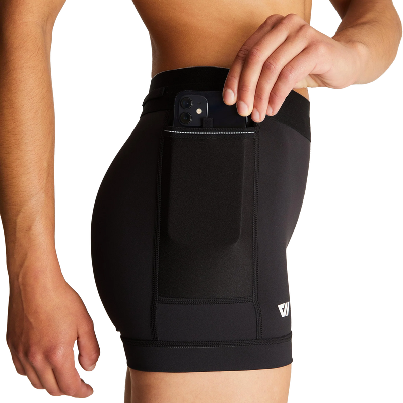Women's Sprint 4" Half Tight, Wolaco Women's Sprint 4" Half Tight Phone Pocket