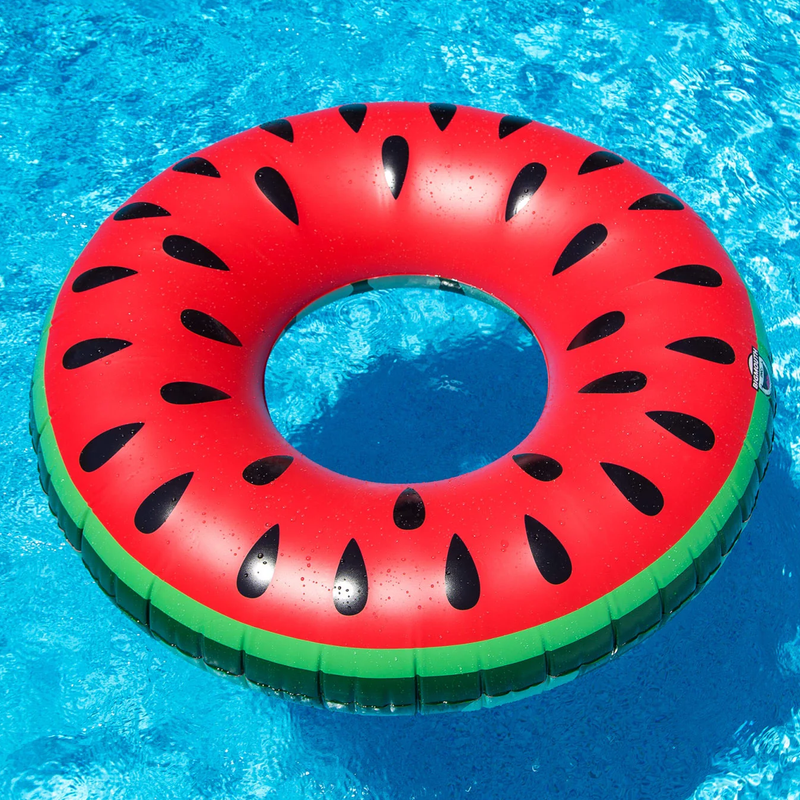 Giant Watermelon Pool Float, Big Mouth Giant Watermelon Pool Float in pool