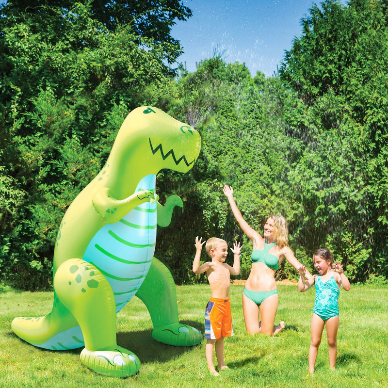 Ginormous Dinosaur Yard Sprinkler, Big Mouth Ginormous Dinosaur Yard Sprinkler with models