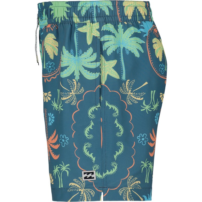 Youth Sunday Layback Swim Trunks, Billabong Youth Sunday Layback Swim Trunks Side