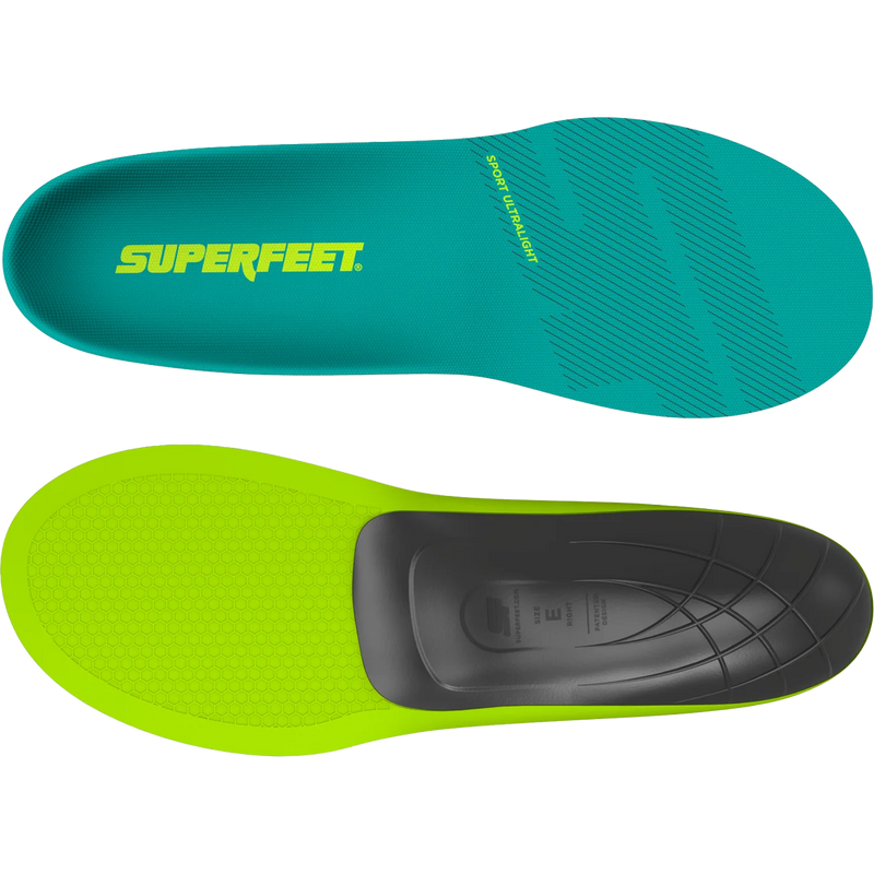 Sport Ultralight, Superfeet Sport Ultralight side by side top and bottom view