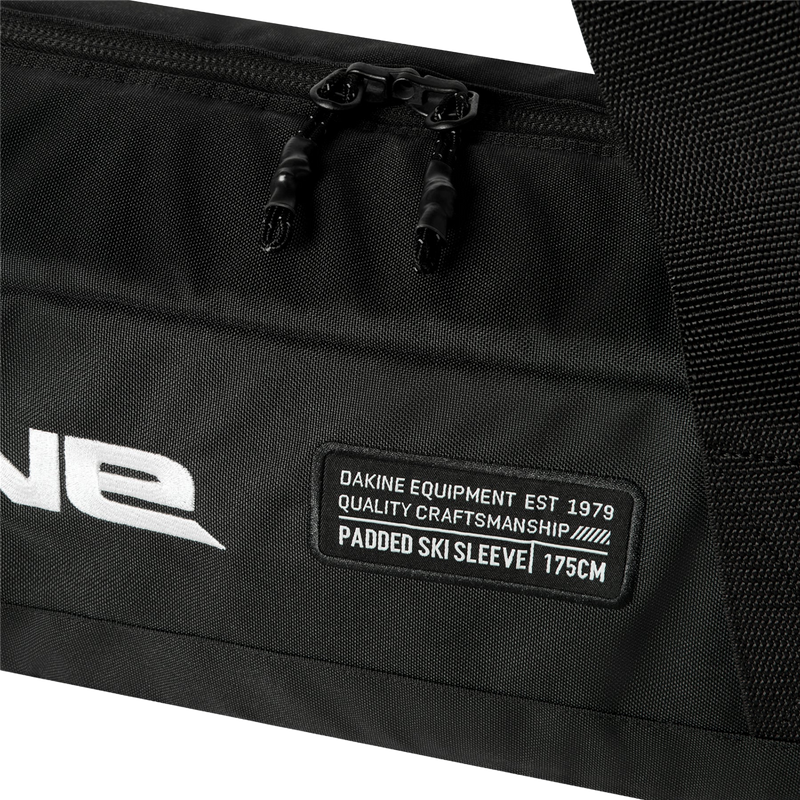 Padded Ski Sleeve, Dakine Padded Ski Sleeve in Black with description tag detail