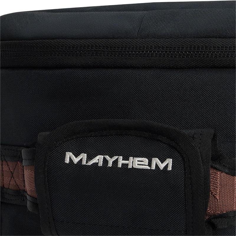 DaKine Low Roller Snowboard Bag X Mayhem in Mayhem Marron with velcro end handle detail