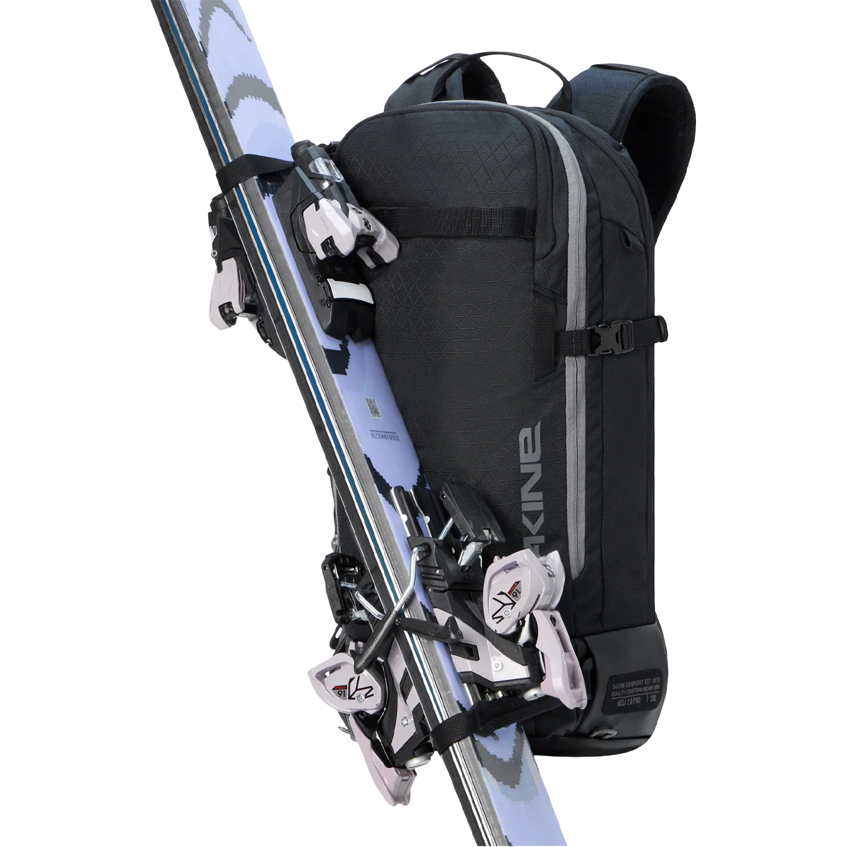Heli 2.0 Pro Backpack 20L in Black ski attachment detail
