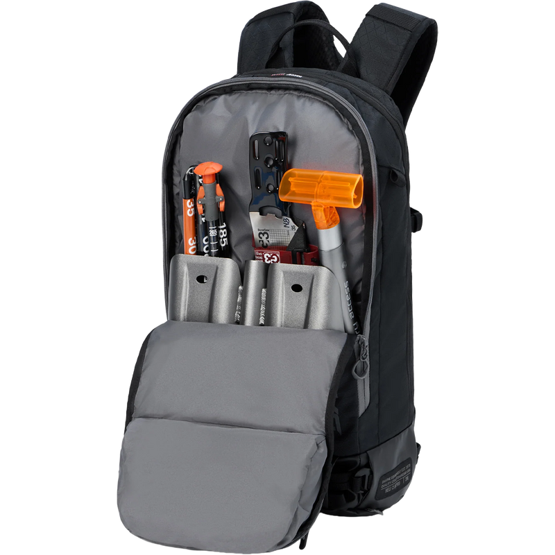 Heli 2.0 Pro Backpack 20L in Black tools compartment