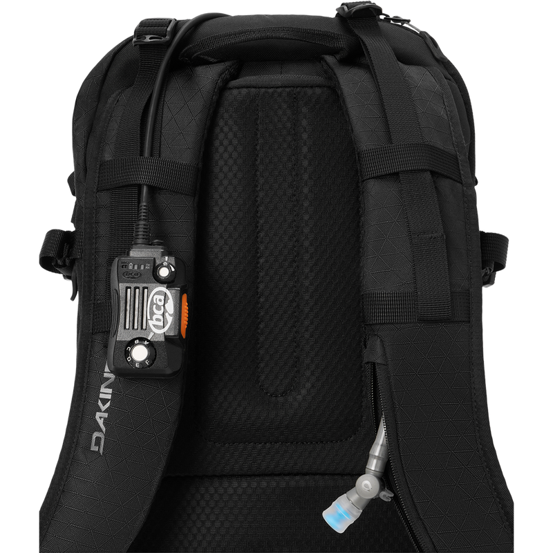 Dakine Heli 2.0 Pro Backpack straps with walkie and hydration