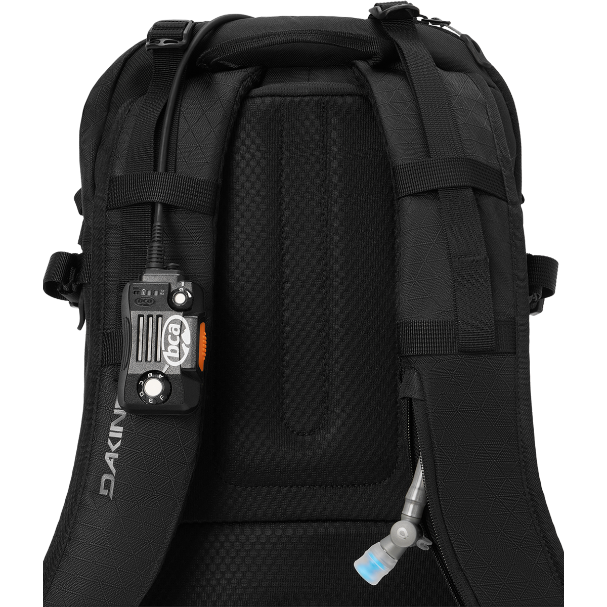Dakine Heli 2.0 Pro Backpack straps with walkie and hydration