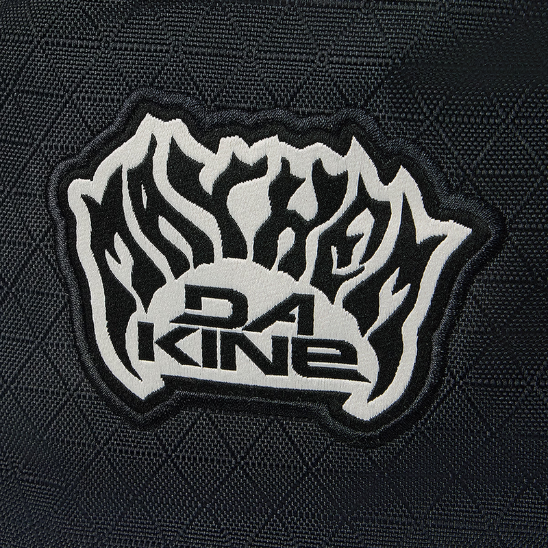 Dakine Heli 2.0 Pro Backpack 26L x Mayhem detail of mahem dakine collab patch