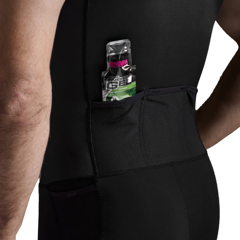Men's Core Trisuit, 2XU Men's Core Trisuit pockets