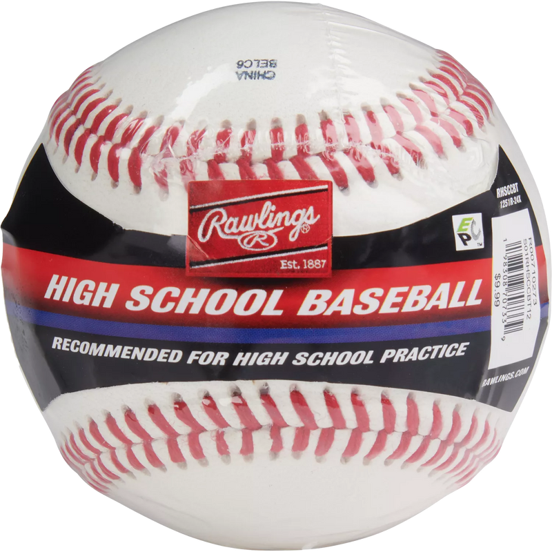 High School Practice Baseballs - 2 Pack, High School Practice Baseballs - 2 Pack in Packaging