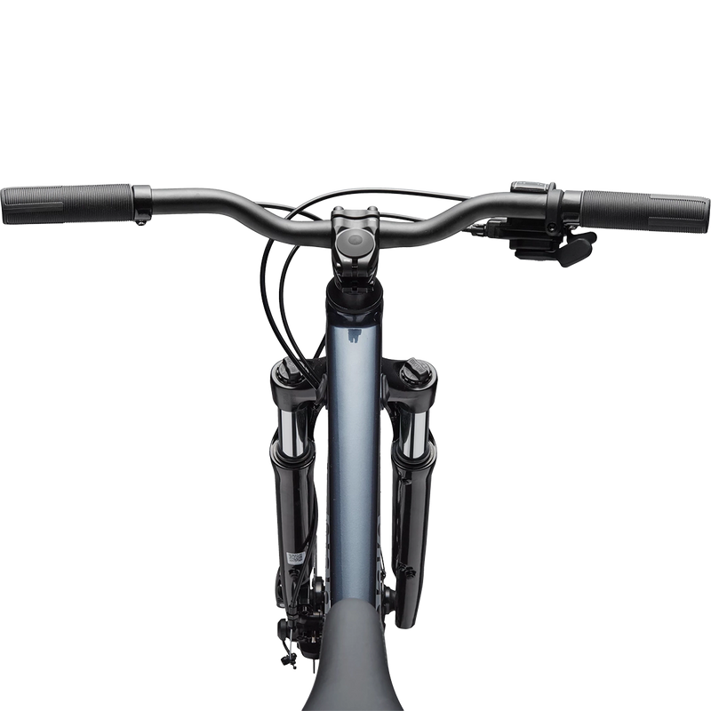 Kids Trail 26 C2, Cannondale Kids Trail 26 C2 in Tungsten Blue top of handle bars and front shock