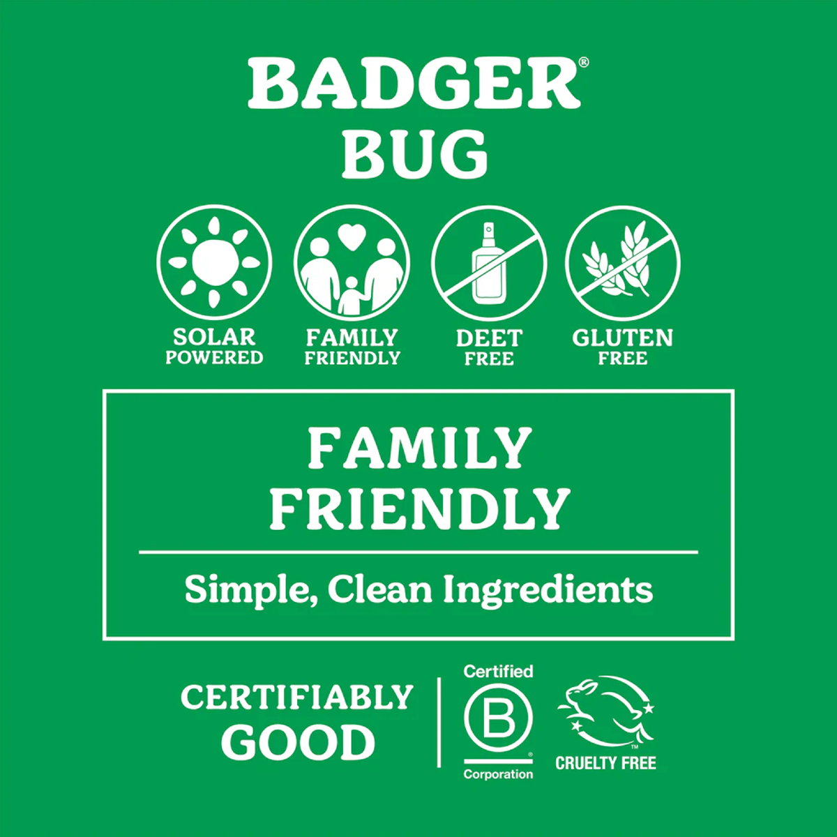 Bug Repellent Deet-Free Organic Stick alternate view