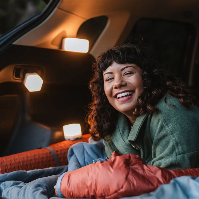 LuminAID Trio Lantern with Phone Charger, LuminAID Trio Lantern with Phone Charger with car camper