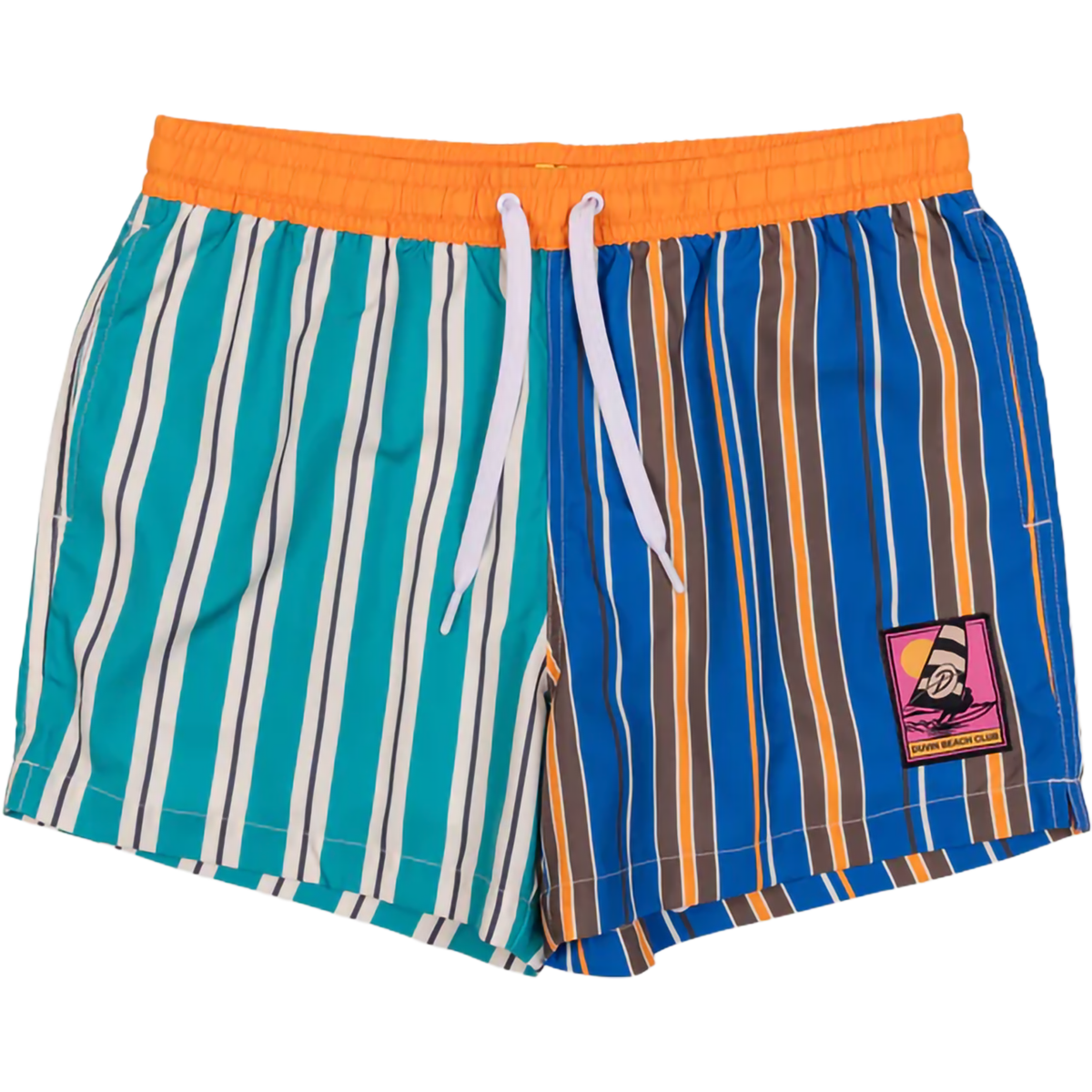 Men's Double Stripes Split Swim Short alternate view