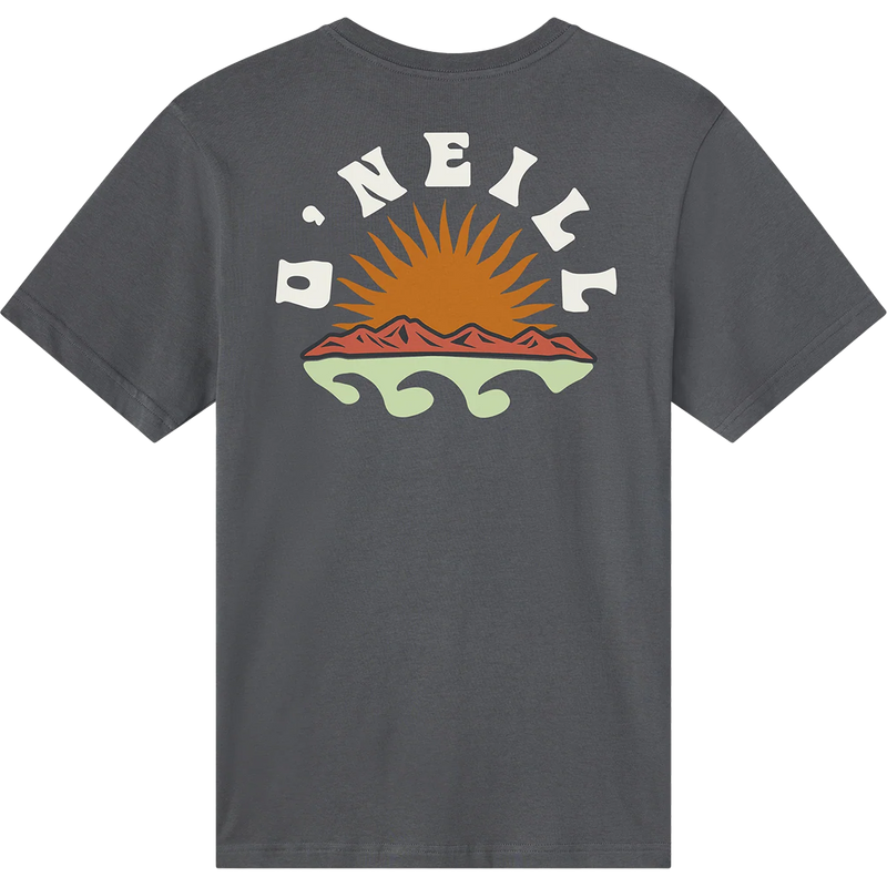 O'Neill Men's Solar Scenic Short Sleeve Tee in Dark Shadow