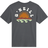 O'Neill Men's Solar Scenic Short Sleeve Tee in Dark Shadow