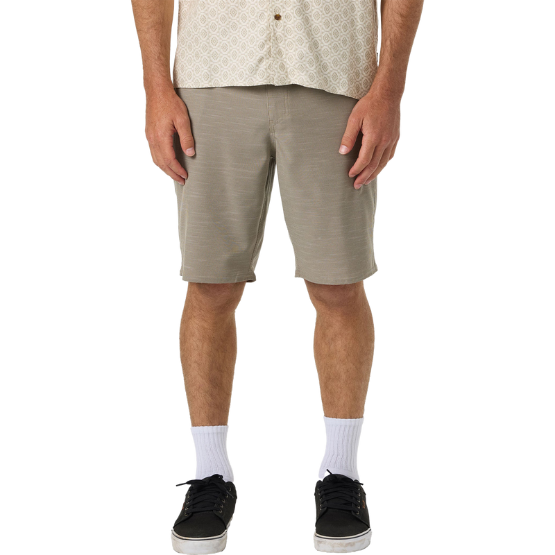 Men's Portola Slub Check 20" Short, Men's Portola Slub Check 20" Short Front