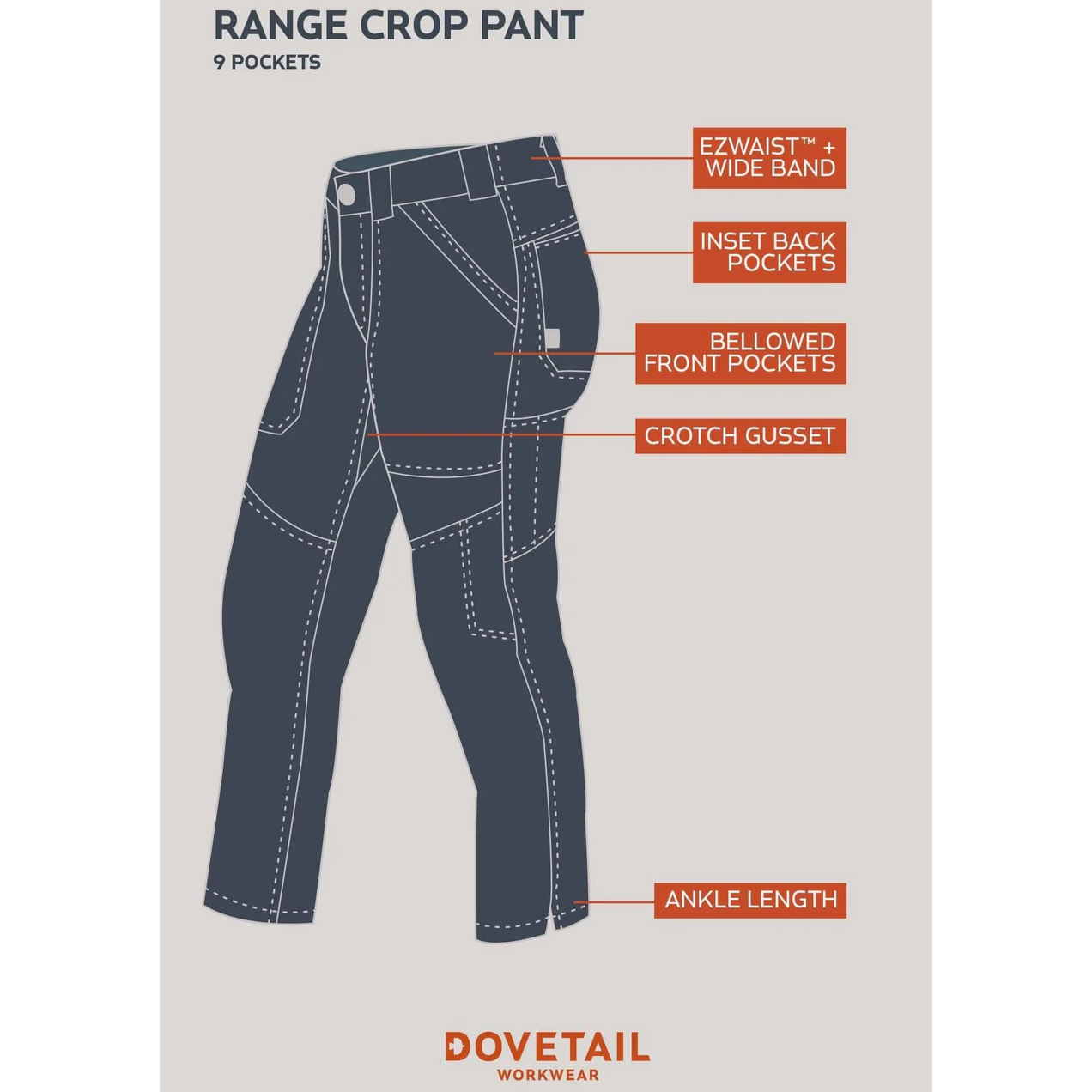 Women's Range Crop Pant alternate view