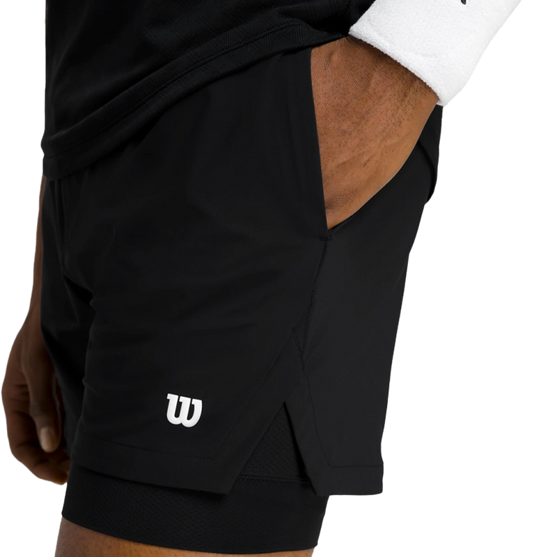 Men's Set Point Short Lined 5", Wilson Men's Set Point Short Lined 5" Pocket