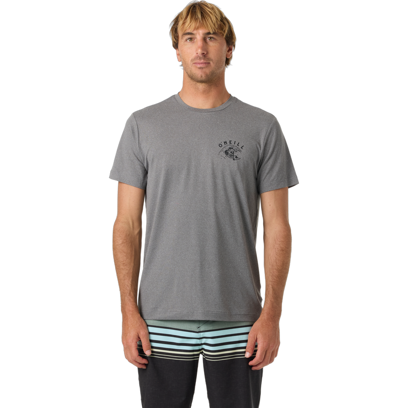 Men's Wave Brain UPF Short Sleeve Tee, O'Neill Men's Wave Brain UPF Short Sleeve Tee Front