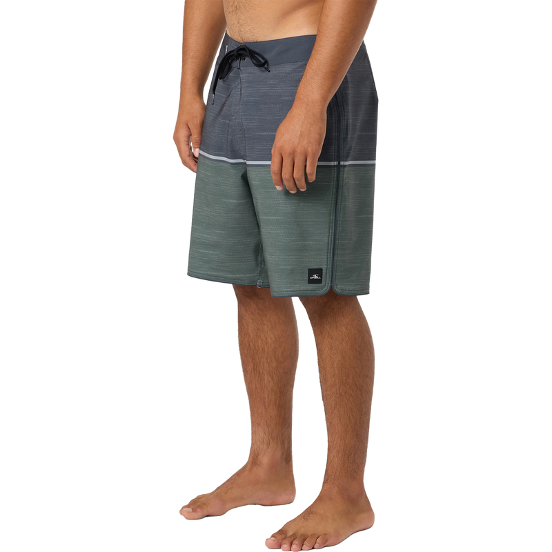 Men's Hyperfreak Mysto Block Scallop 19", O'Neill Men's Hyperfreak Mysto Block Scallop 19" 3/4 Front