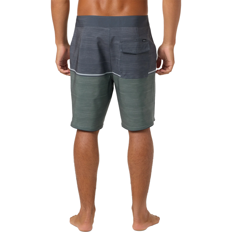 Men's Hyperfreak Mysto Block Scallop 19", O'Neill Men's Hyperfreak Mysto Block Scallop 19" Back on Model