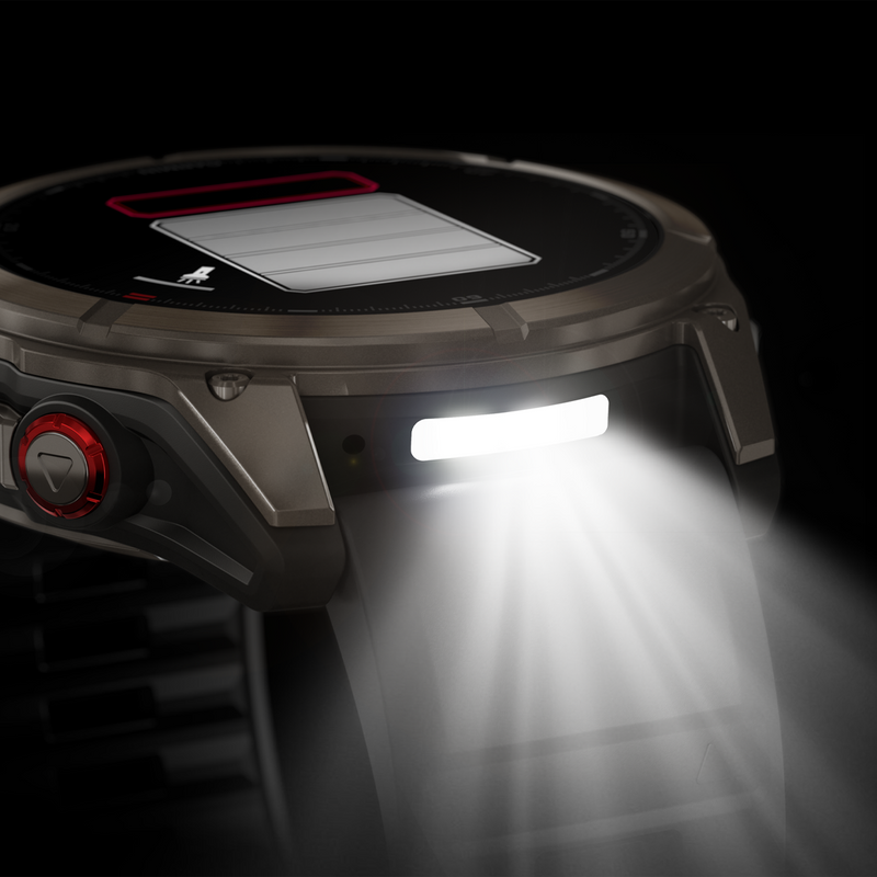 Fenix 8 Pro Sapphire 51mm Titanium w/ Graphite, Garmin Fenix 8 Pro Sapphire 51mm Titanium Graph flashlight