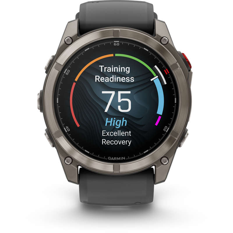 Fenix 8 Pro Sapphire 51mm Titanium w/ Graphite, Garmin Fenix 8 Pro Sapphire 51mm Titanium Graph training