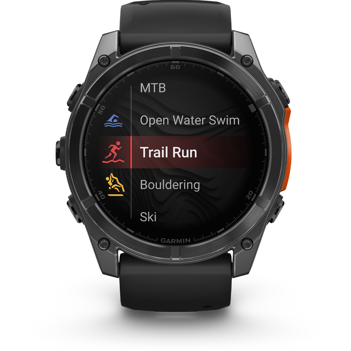 Fenix 8 51mm Slate Gray w/ Black alternate view