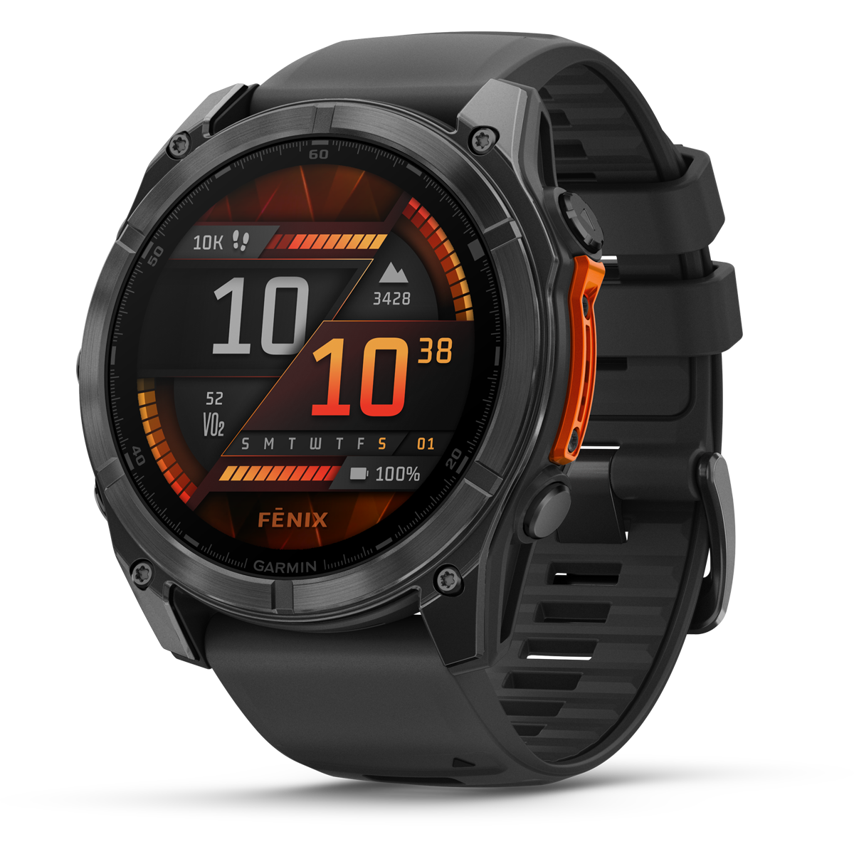 Fenix 8 51mm Slate Gray w/ Black alternate view