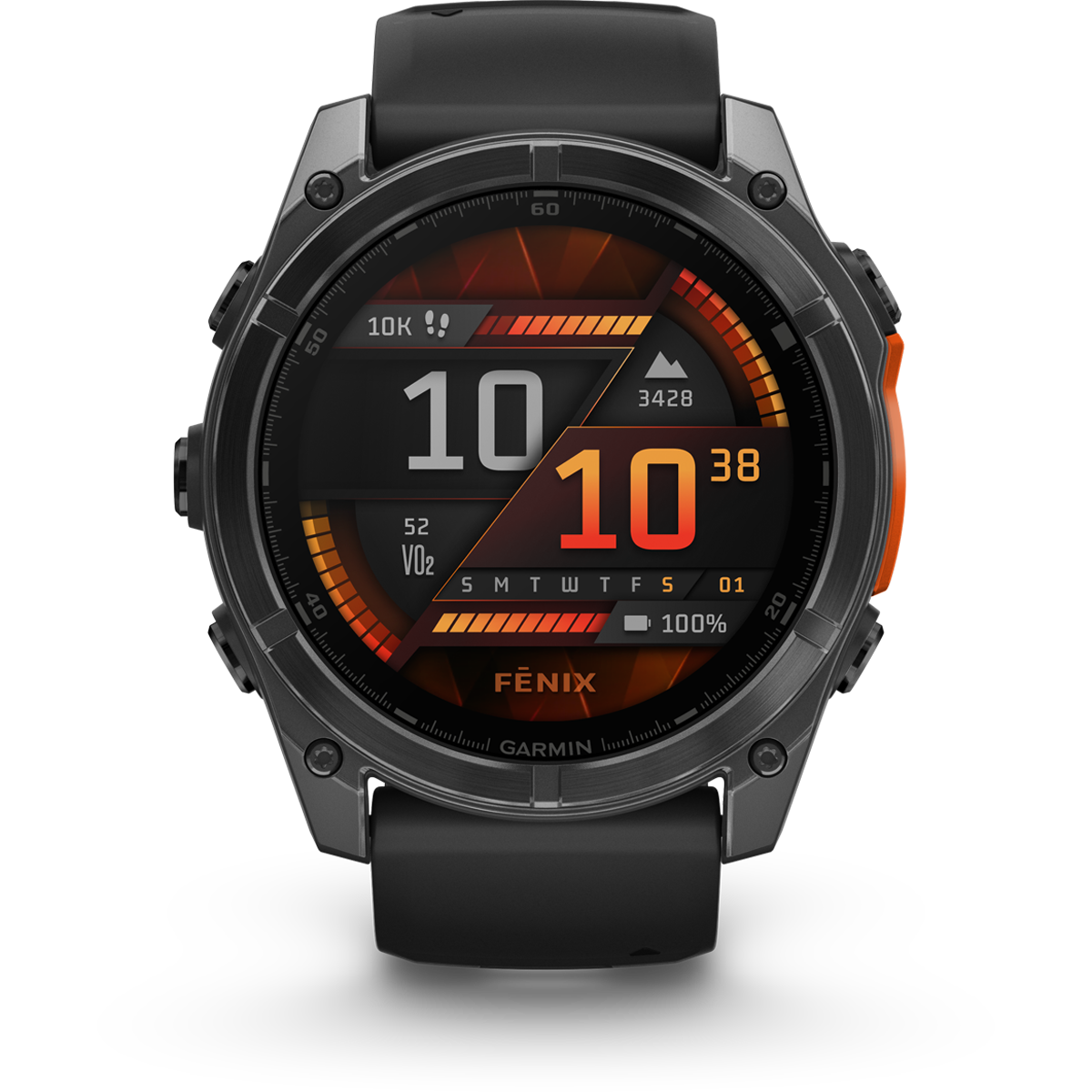Fenix 8 51mm Slate Gray w/ Black alternate view
