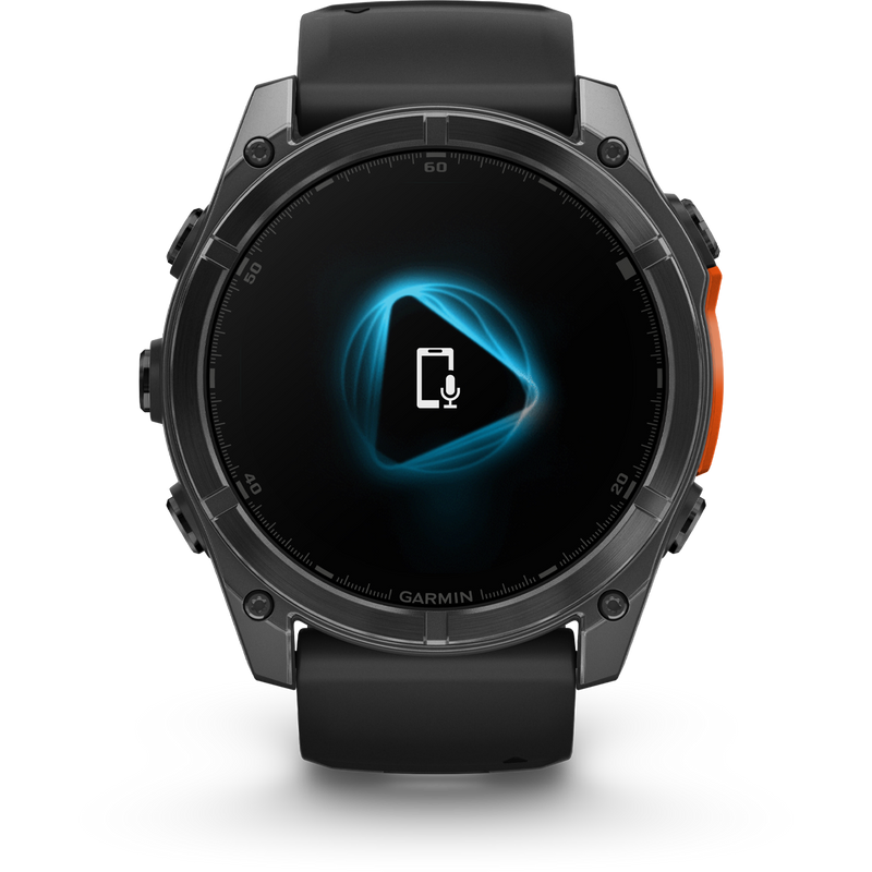 Fenix 8 51mm Slate Gray w/ Black, Garmin Fenix 8 51mm Slate Gray Black voice assistant