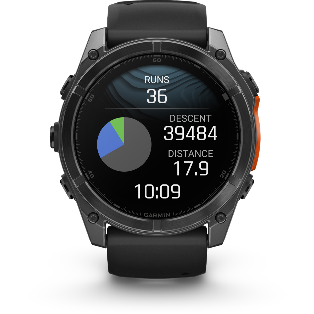 Fenix 8 51mm Slate Gray w/ Black alternate view