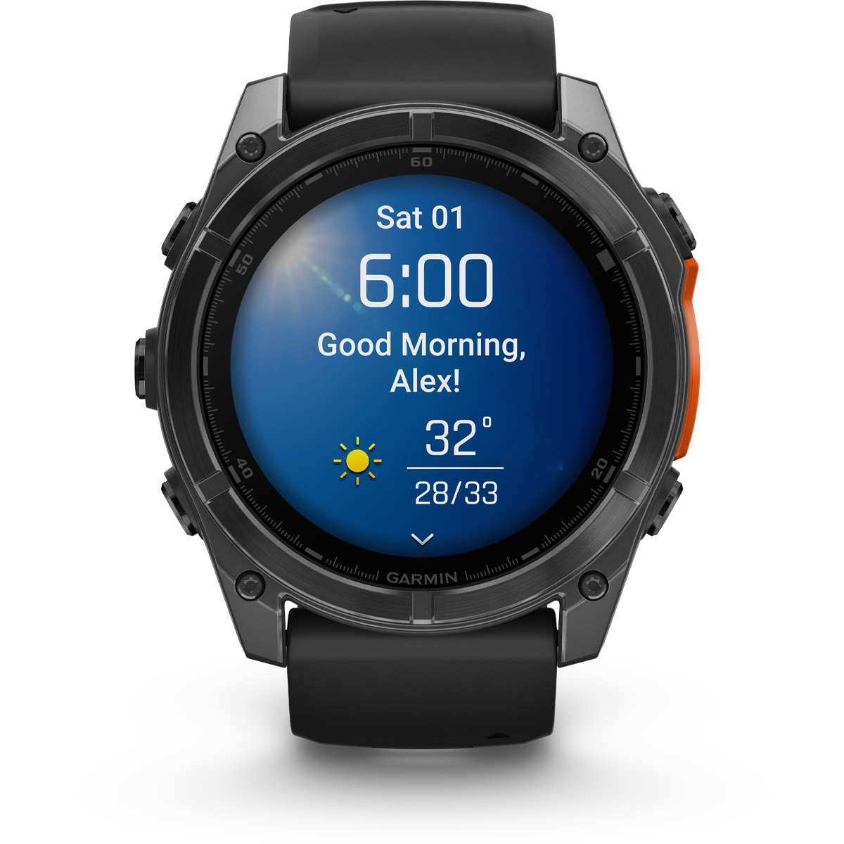 Fenix 8 51mm Slate Gray w/ Black alternate view