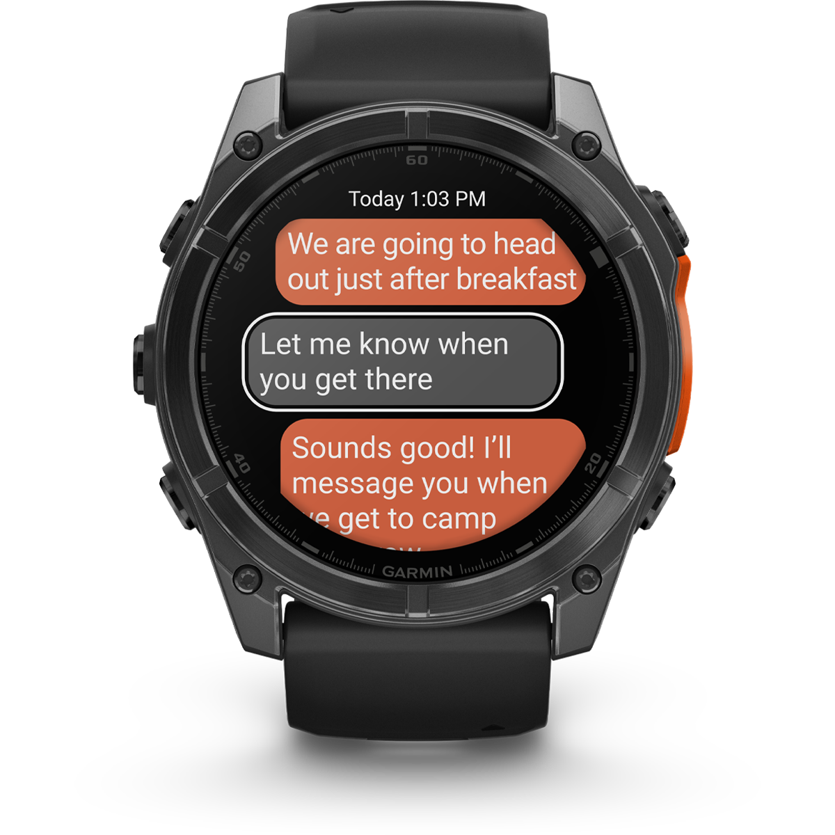 Fenix 8 51mm Slate Gray w/ Black alternate view