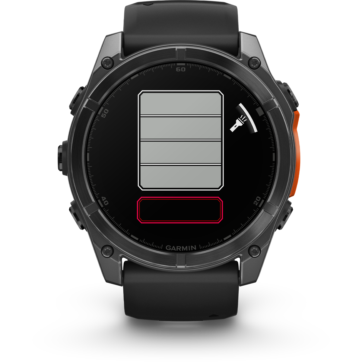 Fenix 8 51mm Slate Gray w/ Black alternate view