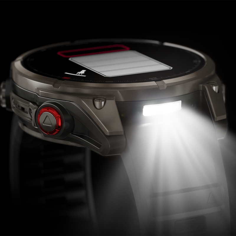 Fenix 8 Pro Sapphire 47mm Titanium w/ Graphite, Garmin Fenix 8 Pro Sapphire 47mm Titanium Graph flashlight