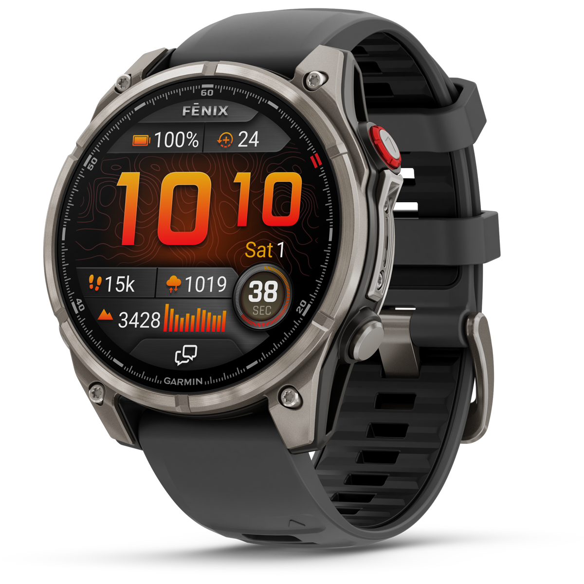 Fenix 8 Pro Sapphire 47mm Titanium w/ Graphite alternate view