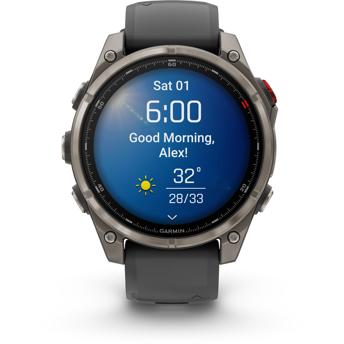 Fenix 8 Pro Sapphire 47mm Titanium w/ Graphite alternate view