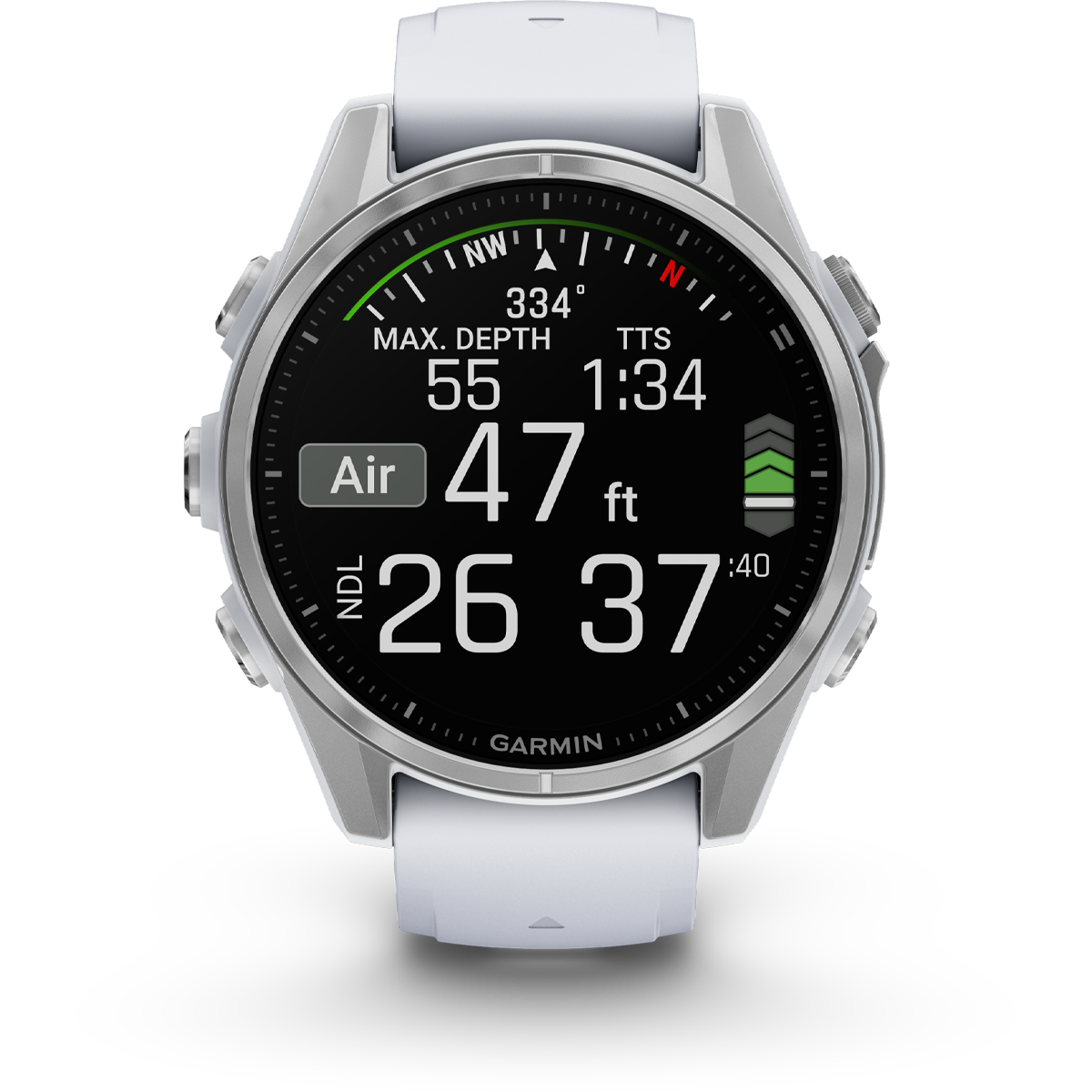 Fenix 8 Sapphire 43mm Whitestone alternate view