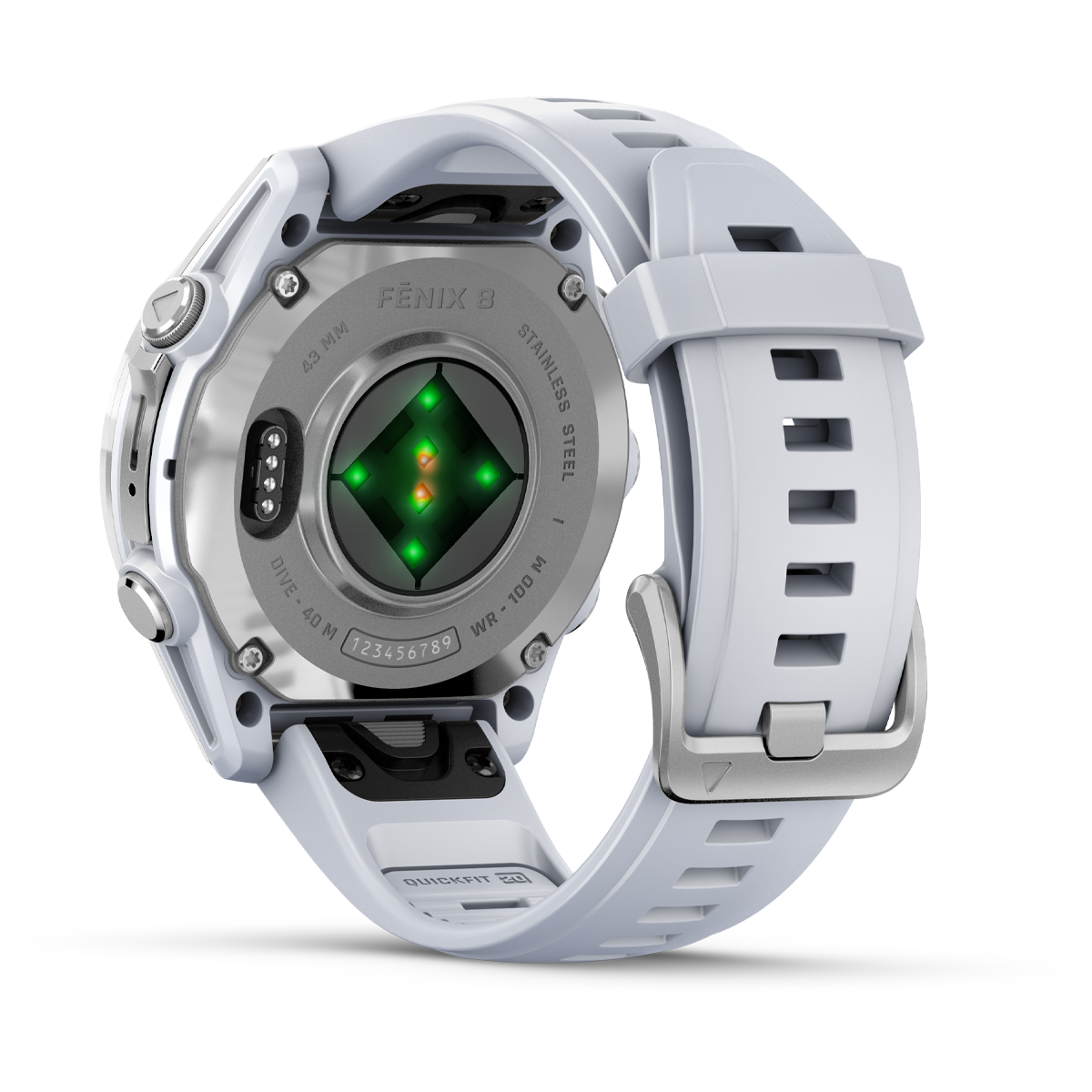 Fenix 8 Sapphire 43mm Whitestone alternate view