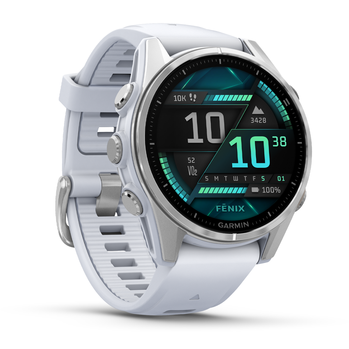 Fenix 8 Sapphire 43mm Whitestone alternate view