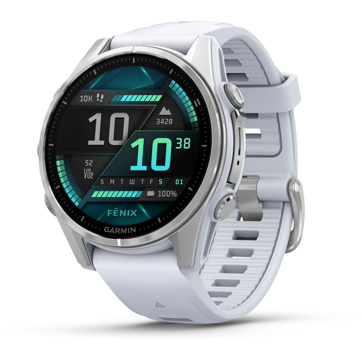 Fenix 8 Sapphire 43mm Whitestone alternate view