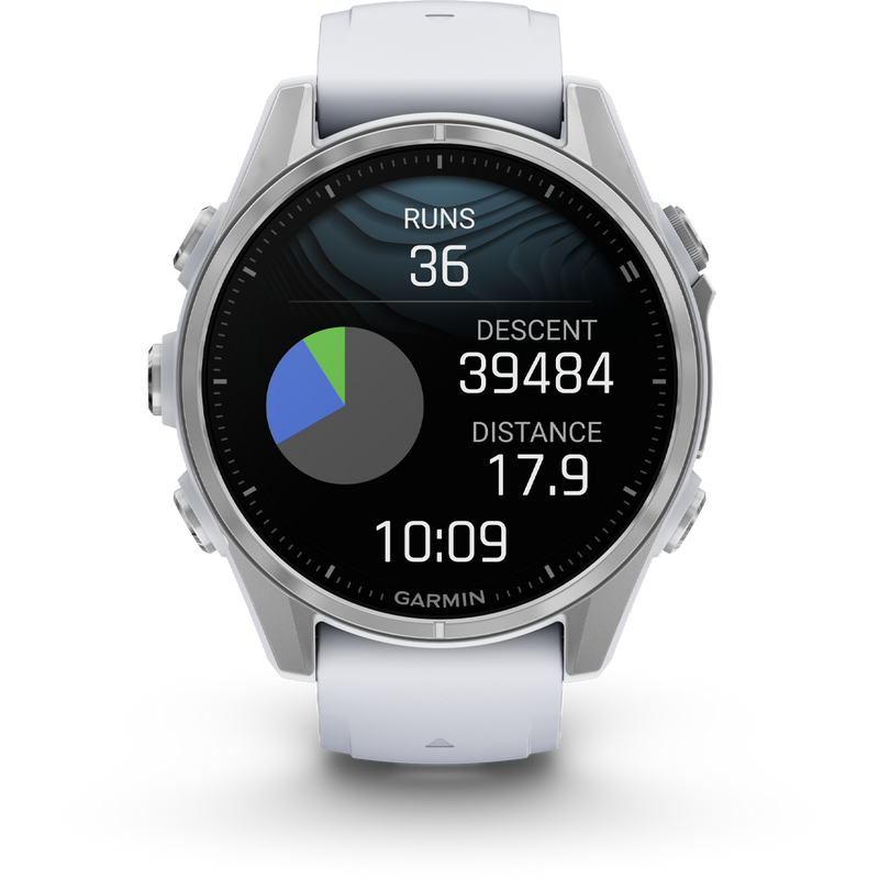 Fenix 8 Sapphire 43mm Whitestone, Fenix 8 Sapphire 43mm Whitestone ski tracking statute