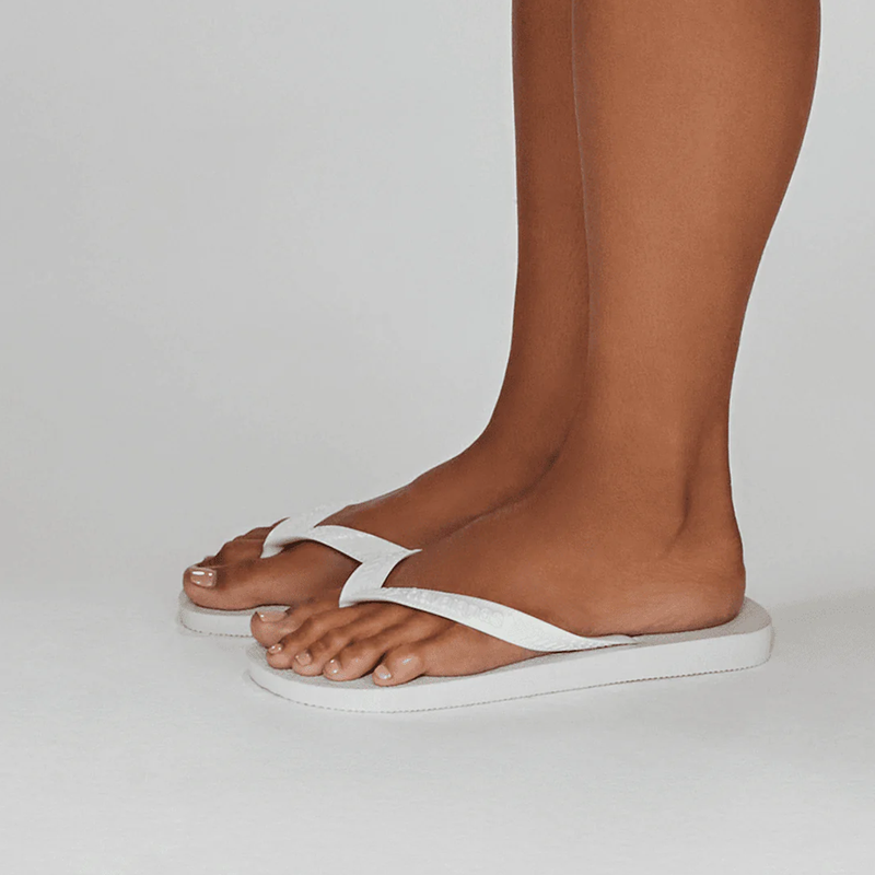 Women's Top, Havaianas Women's Top in White on model